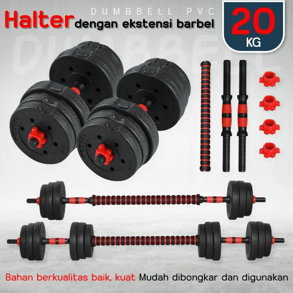 HTD sport dumbbell set PVC 10 20 30 40 kg weightlifting fitness workout equipment set