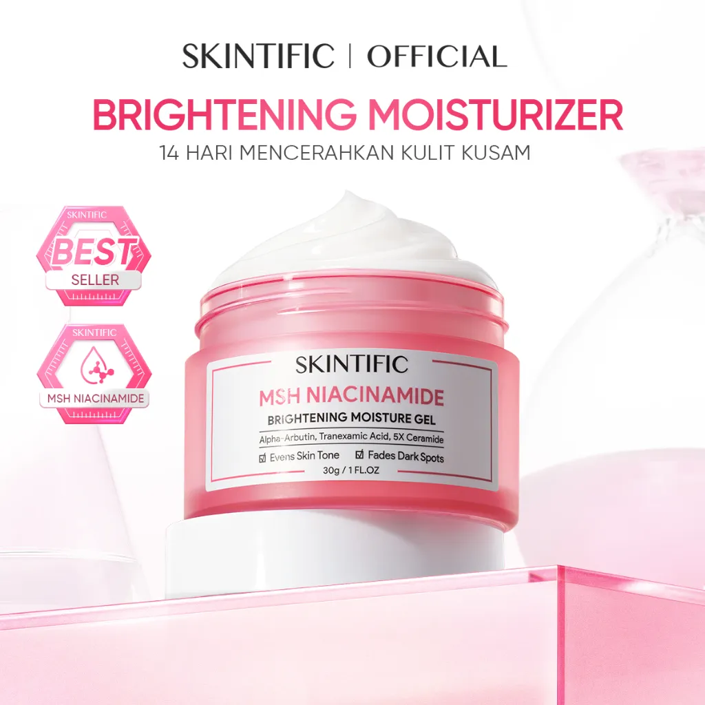 【Skintific official store 】skintific moisturizer-MSH niacamide brightening moisturizer gel 30g | brightening cream moisturizer day cream night cream skincare