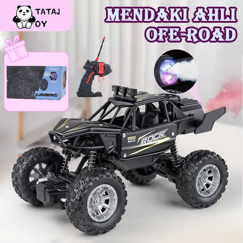 Tatajoy 2.4Ghz Offroad Rc Car Toy Remote Control Alloy Climbing Rock Crawler Car Children's Toy Car