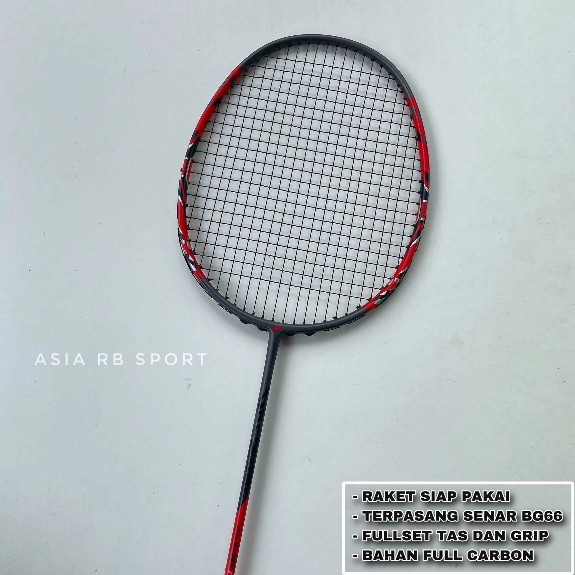 Yonex Astrox Badminton Racket Imported Full Carbon Graphite String Bg66 28 Lbs Ready to Use Recommended for Adults Bonus Bag and Handgrip